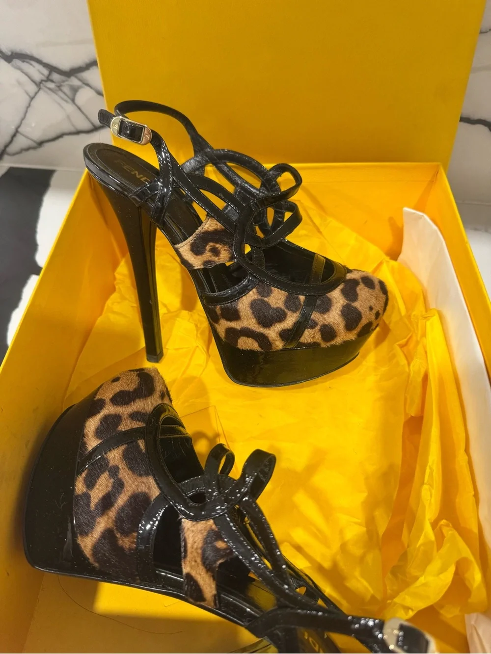 Fendi platform heels